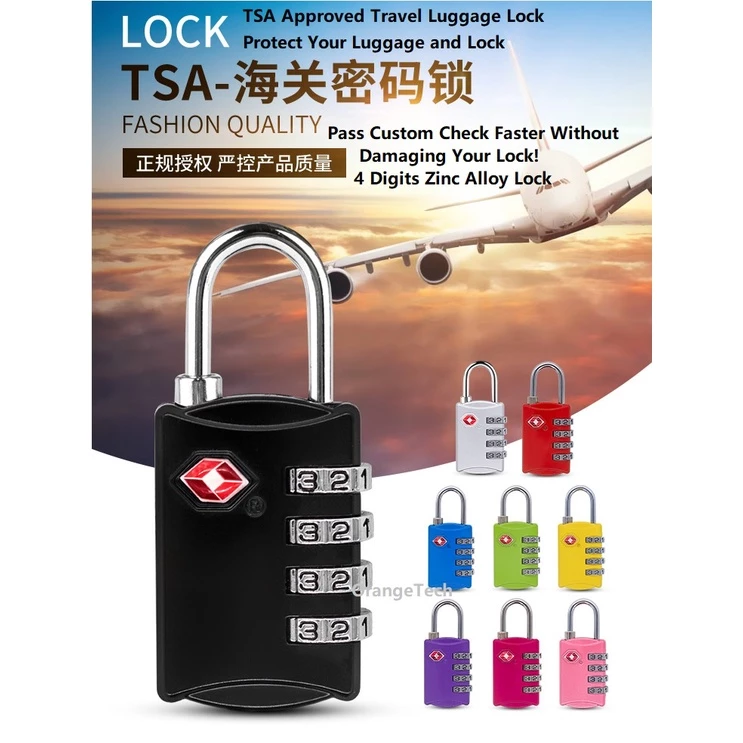 TSA-Approved Luggage Locks