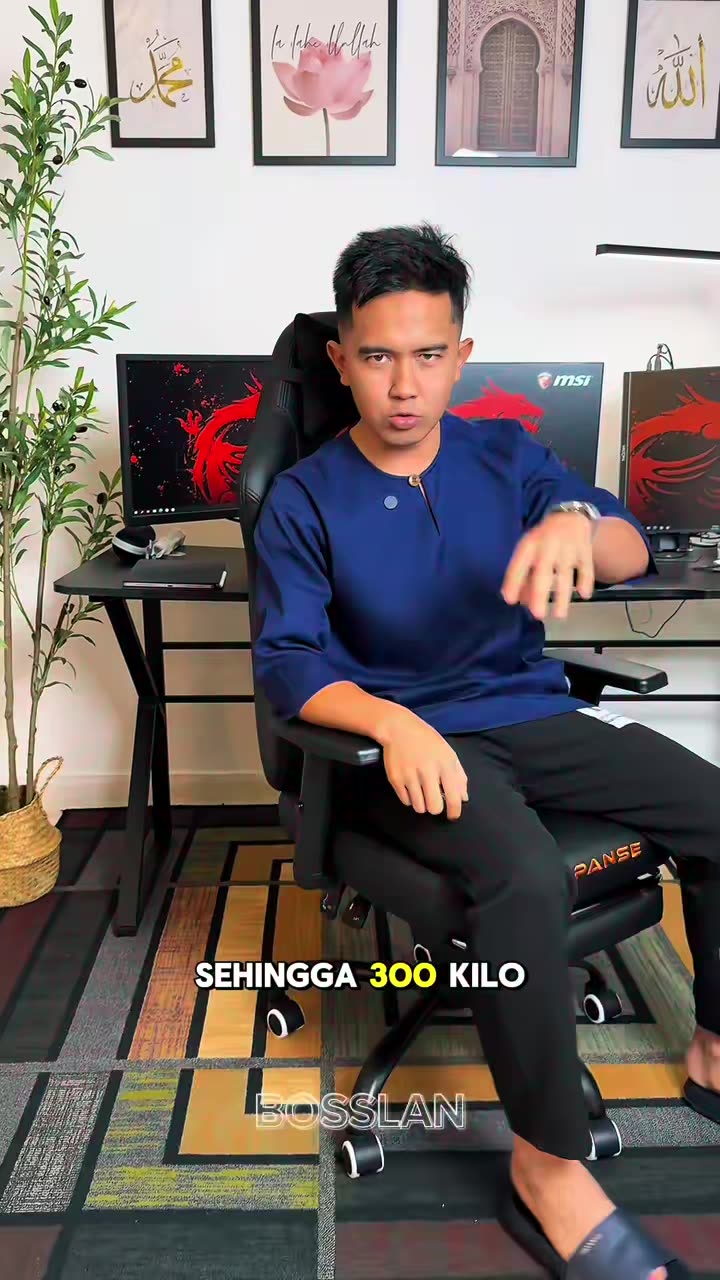 #kerusigaming #gamingchair #kerusipejabat #officechair #ergonomicchair .MY