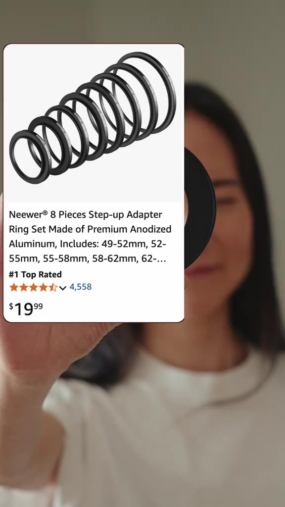 Take the nightmare out of having different size lenses. Step up rings to the rescue. Hands down the easiest way to make sure you're using the same size filters and the right lens cap for your lens is make all of the thread sizes match! When you wa...