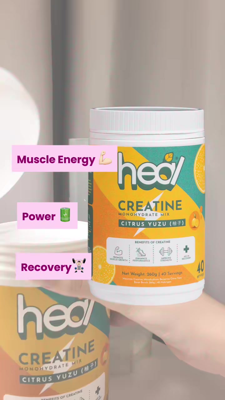Mix it your way 💧 Built for strength. Made for performance. 🚀 #creatine #heal #fitness