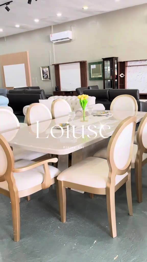 ✨ DINING SET MODEN & ELEGAN ✨ ✔️ Rekaan cantik dan berkualiti ✔️ Kukuh dan tahan lama ✔️ Sesuai untuk rumah, homestay atau kafe ✔️ Harga berpatutan Jadikan ruang makan lebih eksklusif dengan dining set pilihan anda. PM sekarang untuk pertanyaan da...