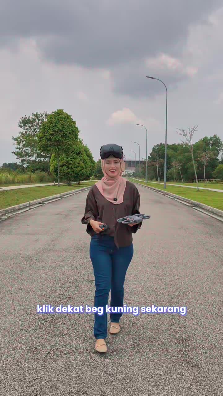 Designed for a more immersive flying experience, with flexible output for different platforms. A practical option for capturing dynamic and cinematic shots. #CinematicDrone #FPVExperience #DJIAvata #DJIMalaysia #Lifestyle