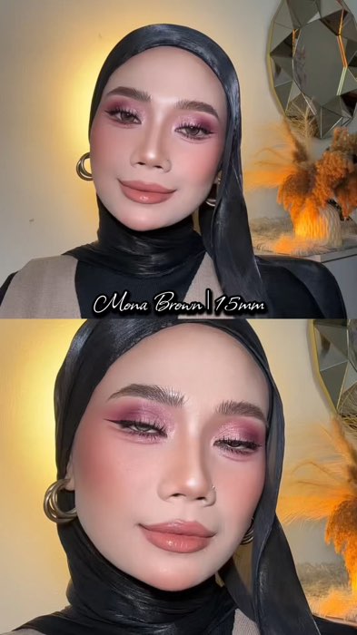 Love tak code mona nie 😍 #fyp #lens #contactlens #monabrown