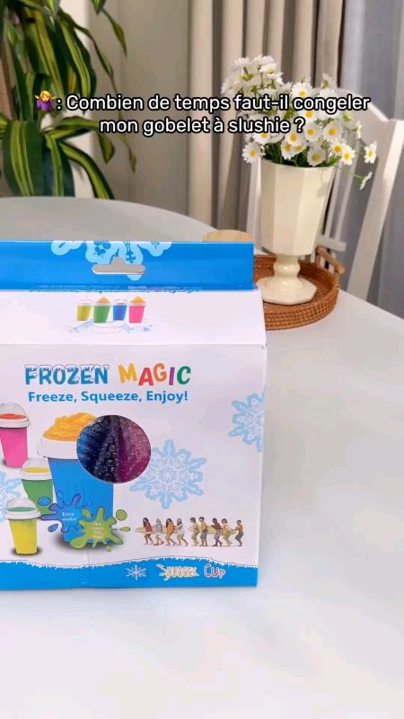 Slushy Cup Quick Frozen Smoothie Maker Frozen Magic #slushycup #quickfrozen #smoothiemaker #acr #aimancomsys