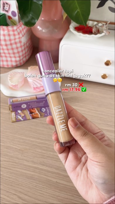 #dazzleme #dazzlemecovermeserumconcealerduo #dazzlemeconcealer #concealer #skintint