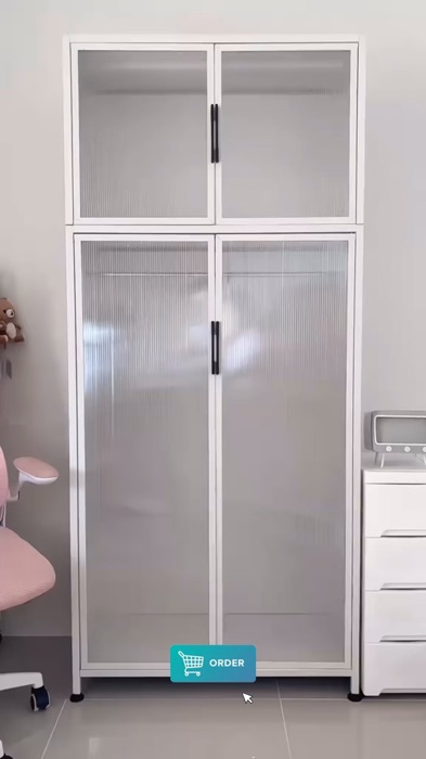 Steel Clothes Wardrobe🔥#steel#clothes#wardrobe#almari#baju#premium#home#bedroom#premium#murah#aesthetic#fyp#viral#trending#storage#cabinet#fyp#viral