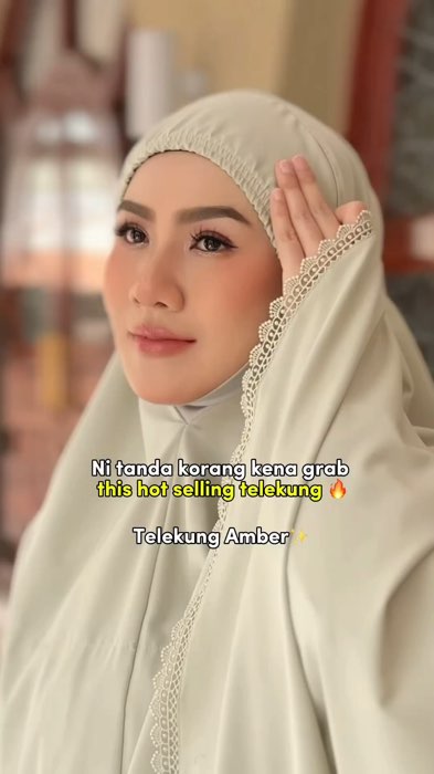 Ni tanda korang kena grab telekung hot selling, telekung amber dalam beg oren🤭 #zaraawliya #telekungzaraawliya