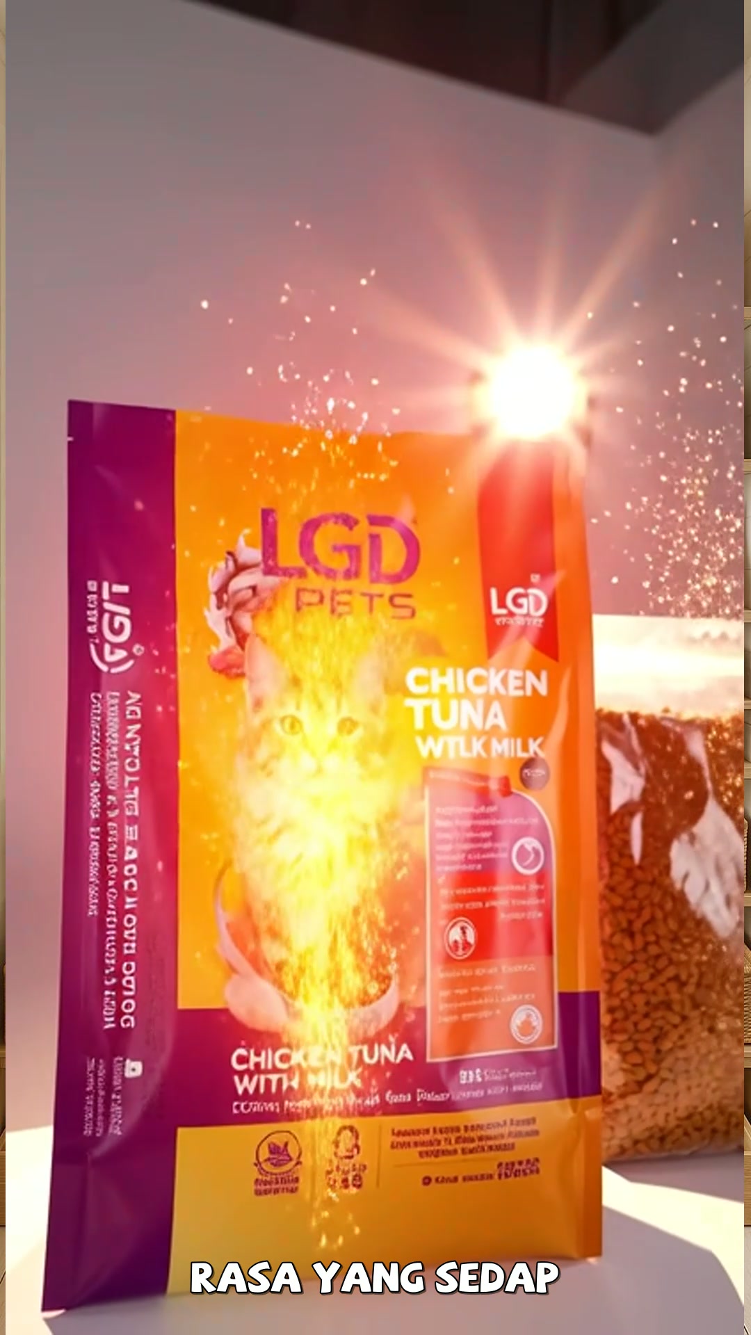 LGD PETS Cats Food Chicken Tuna With Milk – hidangan istimewa untuk kucing kesayangan anda! #ShopeeDeals #LGDPETS #CatFood