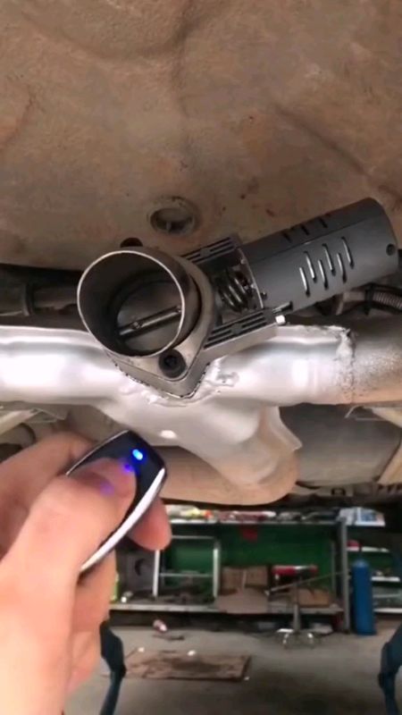 1 Set Stainless Steel Exhaust Cutout Valve Electric Valve Control 2.0/2.36/2.5/3.0 Inch Size With Remote Control