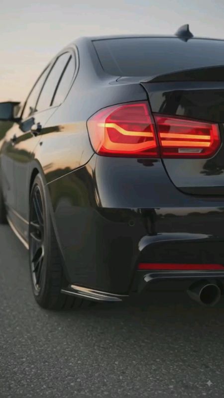 BMW F30 MP rear diffuser rear lip rear skirt f30 accessories m performance. #bmwmotorsport #bmwmperformance
