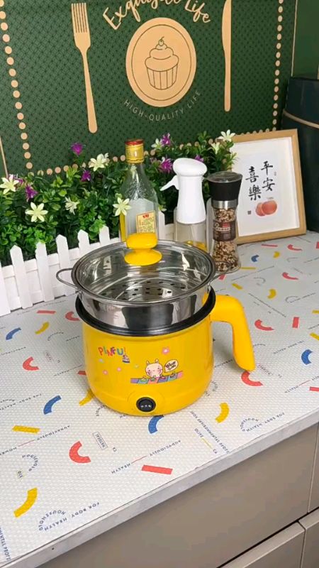 Periuk elektrik mini comel & super praktikal! ? Nak masak maggi, sup, steamboat, telur atau nasi pun senang #ShopeeMalaysia #PeriukElektrik #minicook