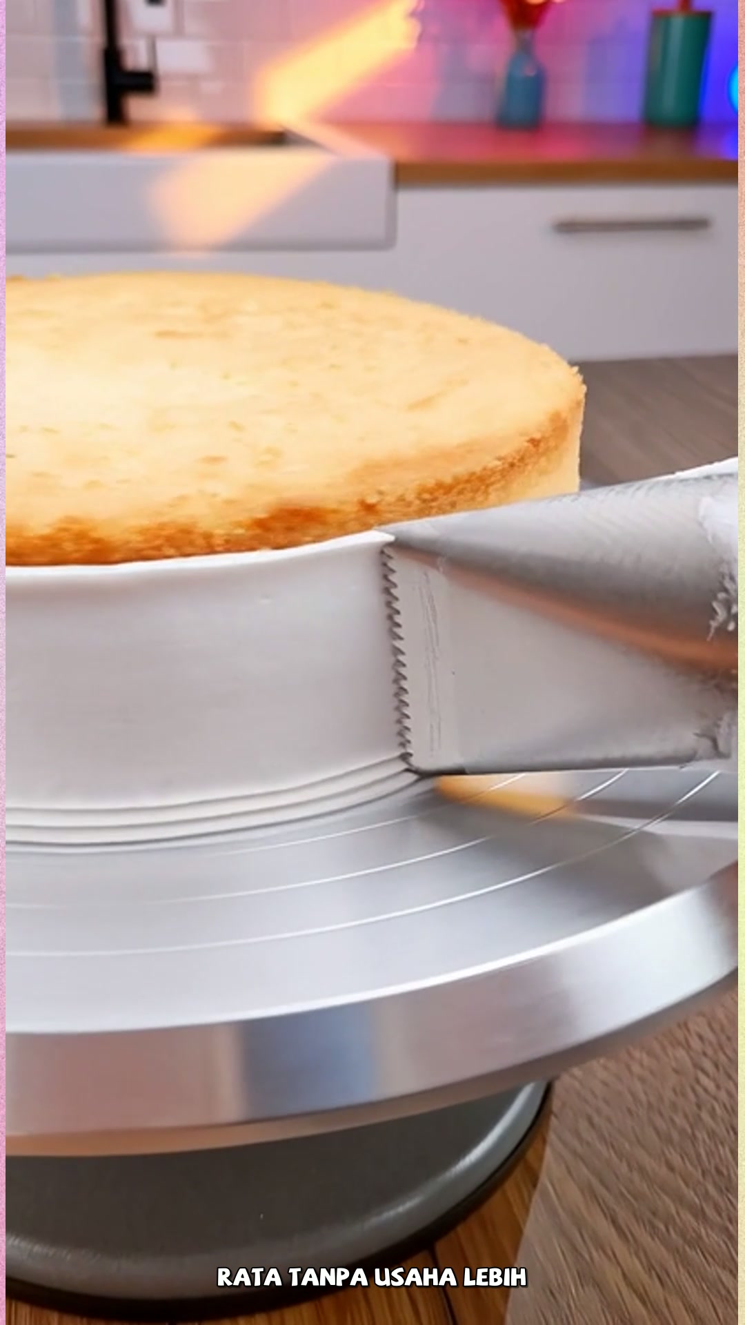 Capai permukaan icing kek yang halus dan profesional dengan Nozzle Penyejajih Icing Keluli Tah... #ShopeeVideo #ShopeeCreator #HiasanKek #AlatPembekal