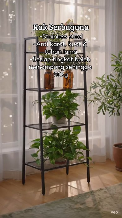 Boleh dijadikan rak deco hiasan atau rak dapur #rak #rack #rakserbaguna #multipurposerack #deco #Home #minimalist #multipurpose #shopeelagimurah #ikea