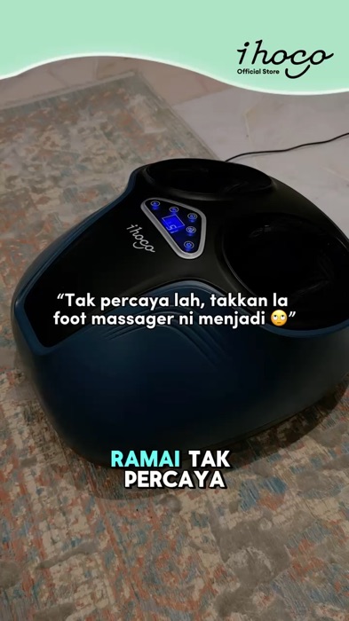 Kaki penat lepas seharian? 🦶💖 Jom pamper kaki anda dengan Evostep Foot Massager! Rasai setiap urutan yang menghilangkan stress. #relax #foot #comfor