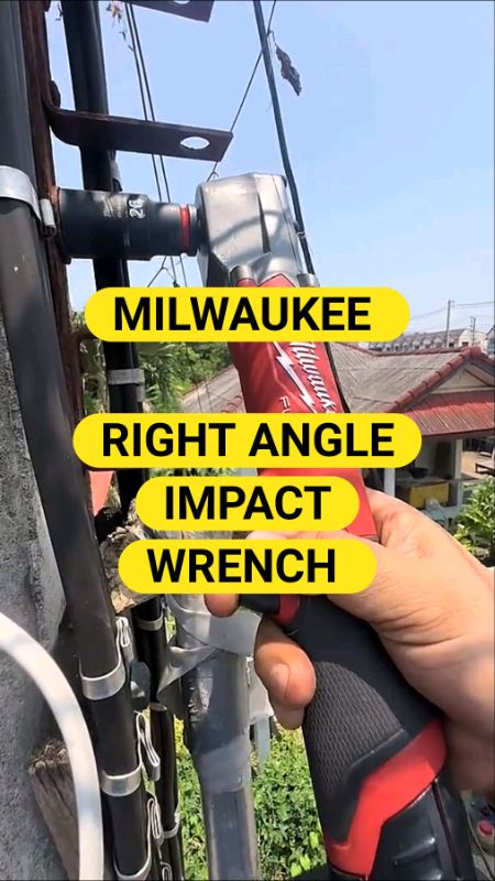 Milwaukee Right angle impact wrench 👆👆#Milwaukee #Ratchet #impactwrench #handtools #construction #workshop #shopeehaul #lowestprice