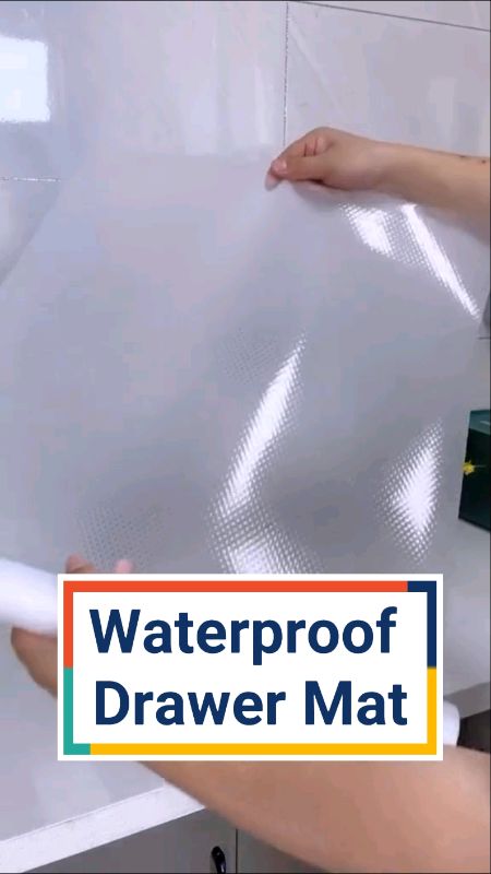 Letak alas plastik yang waterproof & antislip ini untuk lindungi kabinet anda dari air.#kitchengadget #kitchenmat #shopeehaul #mother #ibu #kitchen