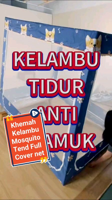 Khemah Kelambu/ Mosquito Tend Full Cover net#khemah #kelambu #antinyamuk #mosquitonet #kingsize #tidur #sleep #selesa #health #kelambubesar