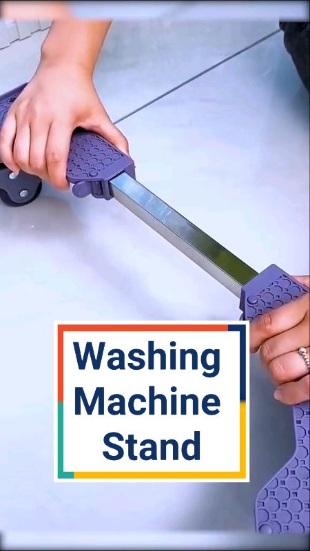 Kaki mesin basuh & peti ais. Beroda & boleh lock #kaki #mesin #basuh #peti #ais #washing #machine #refrigerator #stand #shopeehaul