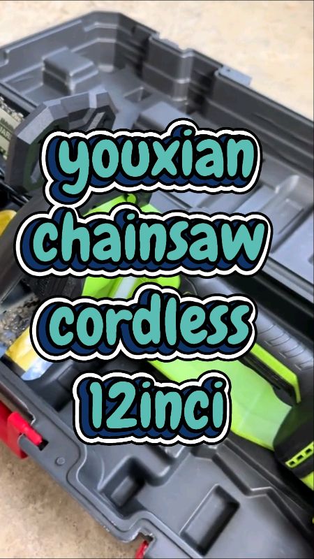 #fyp#shopee#shopeehaul#racunshopee#youxian#chainsaw#cordless#12inci