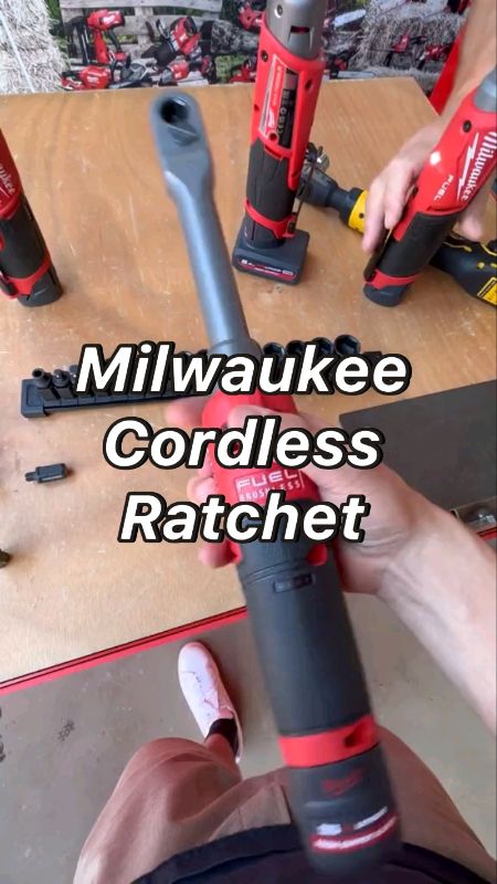 #milwaukee#ratchet#cordless#automotive#workshop#diy