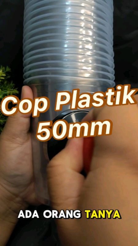COP PLASTIK 50MM Cop plastik yang kalis air sesuai untuk penjual air, kedai makan, dan kedai-kedai lain. Jom order dengan kami. #copplastik #cawan