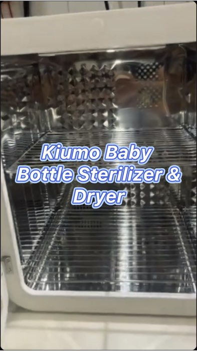 Kiumo Baby Bottle Sterilizer 🤩✨ #kiumo #sterilizer #bottlesterilizer #bottledryer #uvsterilizer #shopeemy