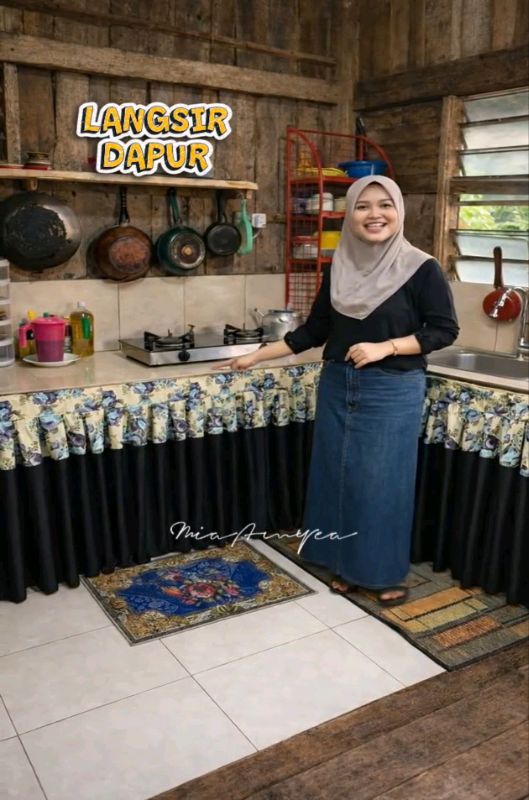 #Langsirdapur #skirtingtable #skirtingCabinet #Skirtingkitchen #langsirkabinet