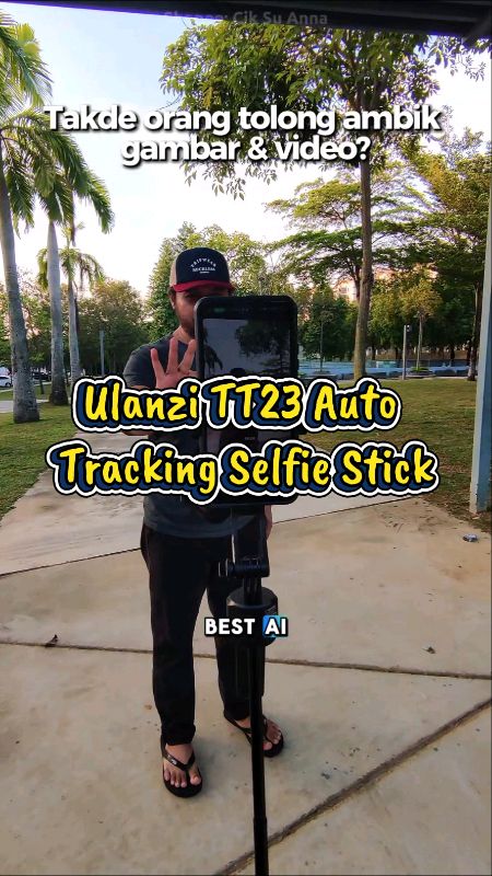 Ulanzi TT23 Auto Tracking Selfie Stick #ulanzi #ulanzitt23 #ulanzitripod #tripod #selfiestick