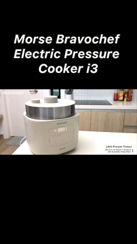 【 New Launch 】Morse Bravochef Electric Pressure Cooker i3