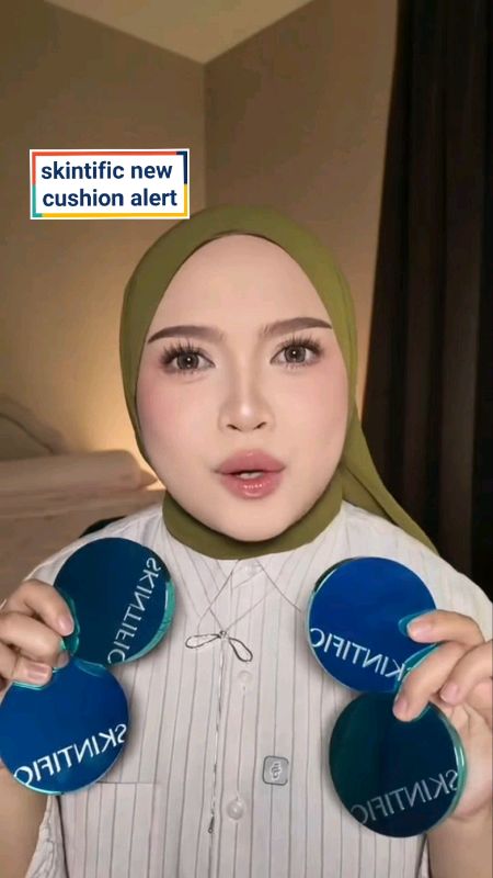 #skintific #skintificcushion #cushionskintific #skintificgreencushion #greencushionskintific #shopeelagimurah