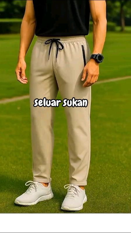 Seluar sukan straight fit yang selesa dan kemas, sesuai untuk workout seluarsukanlelaki #trainingpants #straightfitpants #seluarsukan #elgini