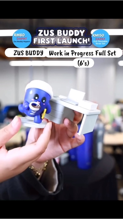 #ZUSBUDDY Work in Progress Full Set#zuscoffee#zus#buddyzus#zusworkinprogress#zusplushie#zusmerchandise#merchandisezus#zuscoffeeproduct#giftset#zusgift