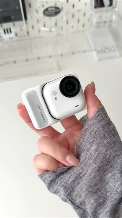 Check out Insta360 GO Ultra - Tiny Hands-Free 4K Cam, Lightweight & Portable, Low Light Excellence, Mount Anywhere, FlowState Stabilization