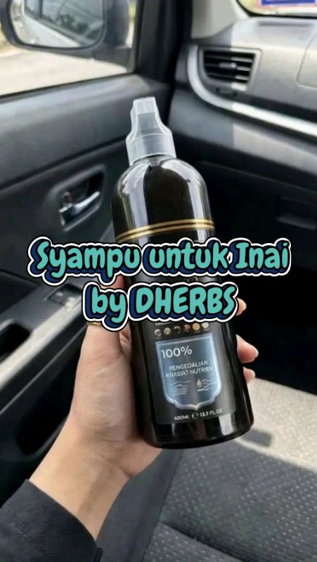 Syampu pewarna rambut inai lebat daripada brand Dherbs ni memang best. Seusai untuk rambut colour black & brown. #syampu #inairambut #healthcare #fyp