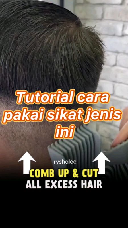 boleh cuba di rmh #barbercomb #hairstyle