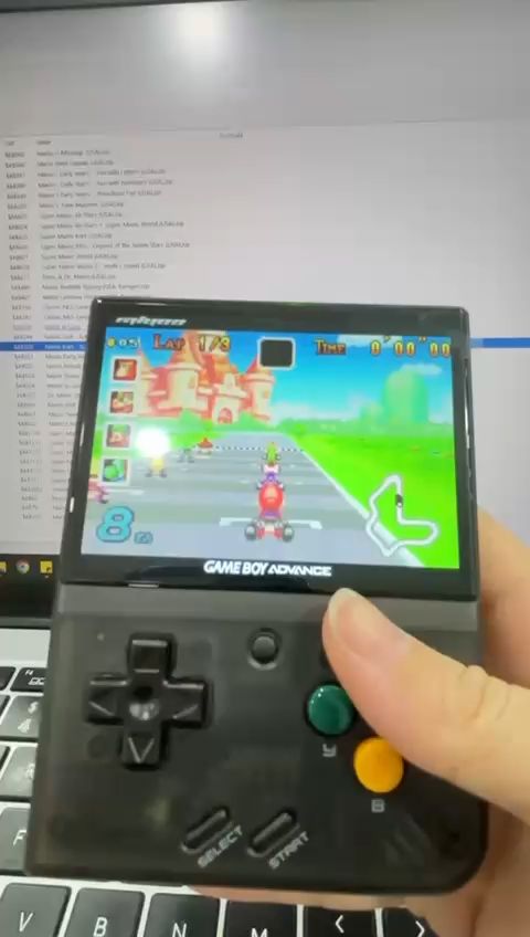 ada kawan² yg suka mario ? #mini #gamingconsole #portable #linuxos  #gameboyadvance #GBA #mariokart #Pokemon #digimon #naruto #Rechargeable