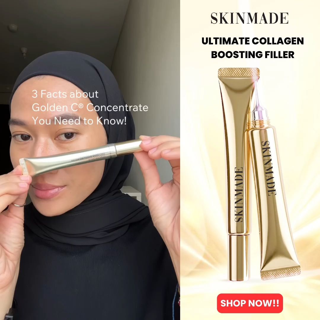 Say no to wrinkles! ✨ Make SKINMADE Golden C PDRN Collagen Serum your new bestie right now. #SKINMADE #AntiAging