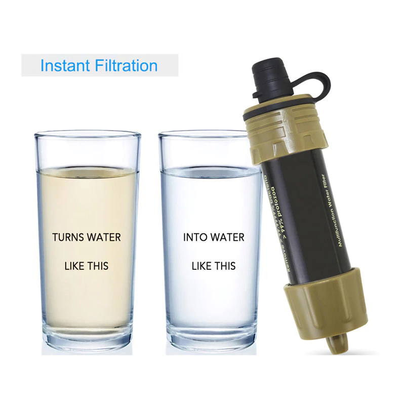 Outdoor Water Purification Straw